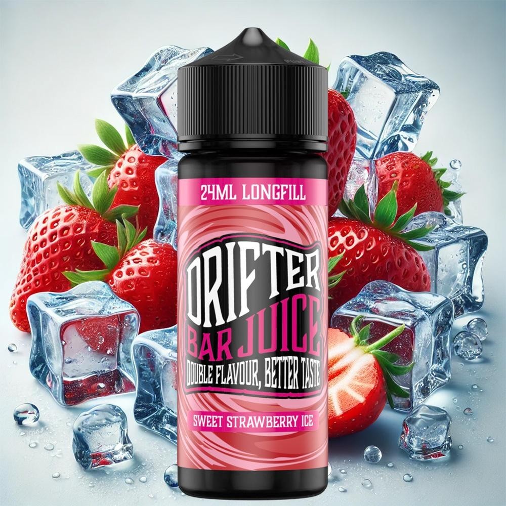 Drifter Bar Juice Sweet Strawberry Ice 24ml/120ml-86e0c6